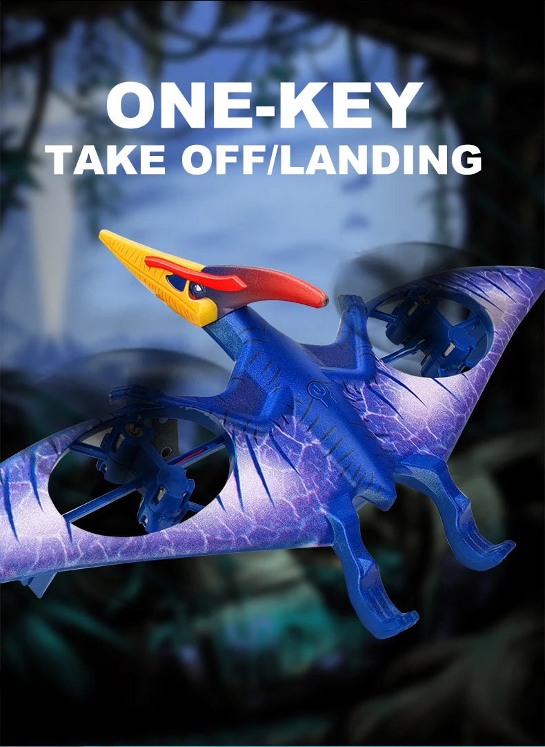 MXW New Mini Drone Dinosaur Remote Control Aircraft 2.4G Radio Control Helicopter Pterosau Drones RC Plane Children's Flying Toy 11 MXW New Mini Drone Dinosaur Remote Control Aircraft 2.4G