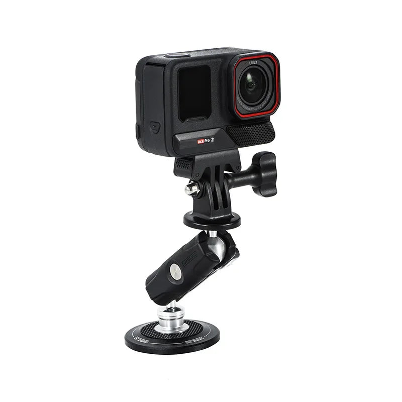 Universal Magnetic Metal Chassis Bracket Base for Insta360 X4/Go3S/Ace Pro 2, DJI Action 5/4/3, GoPro | STARTRC Dual-Ball
