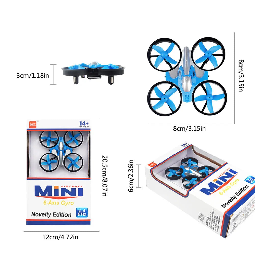 RH807 Drone - 2.4G Mini Four-axis Aircraft One-button Return To Headless Mode Small Remote Control Aircraft Children's Toys RC Quadcopter 12 RH807 Drone -