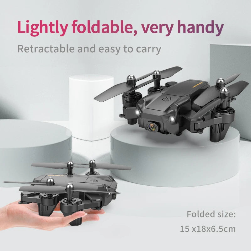 S27 Drone, foldable; very handy retractable and easy to carry folded size: