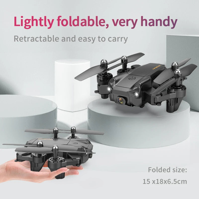 S27 Drone - RC Quadcopter Helicopter with 4K HD Camera Optical flow WIFI FPV Racing Dron Wide Angle Foldable Toy RTF 29 S27 Drone, foldable; very handy retractable and easy to carry folded size: