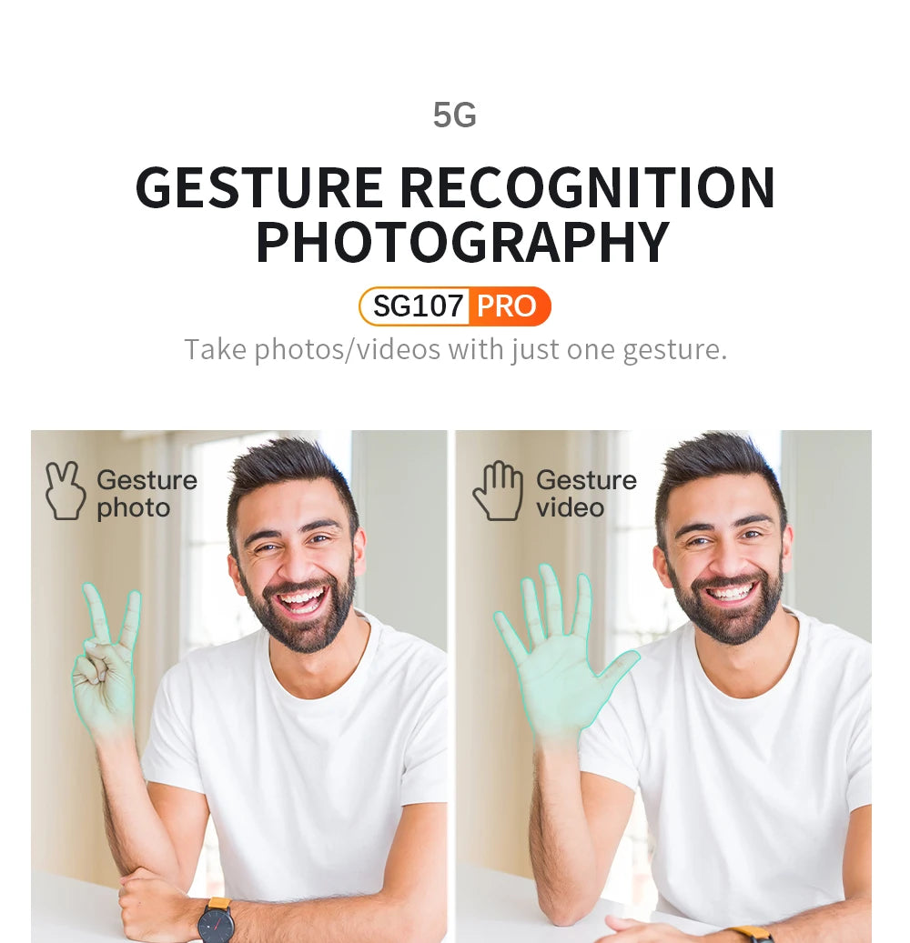 ZLL SG107 Pro Mini Drone - with WIFI Profesional 4K HD Dual Camera FPV Quadcopter Optical Flow Gesture Control SG107Pro Rc Dron 28 ZLL SG107 Pro Mini Drone, 5g gesture recognition photography sg107 pro take photos/video