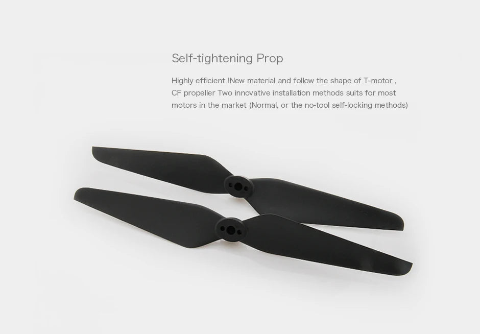 Self-tightening Prop Highly efficient INew material and follow the shape of T-