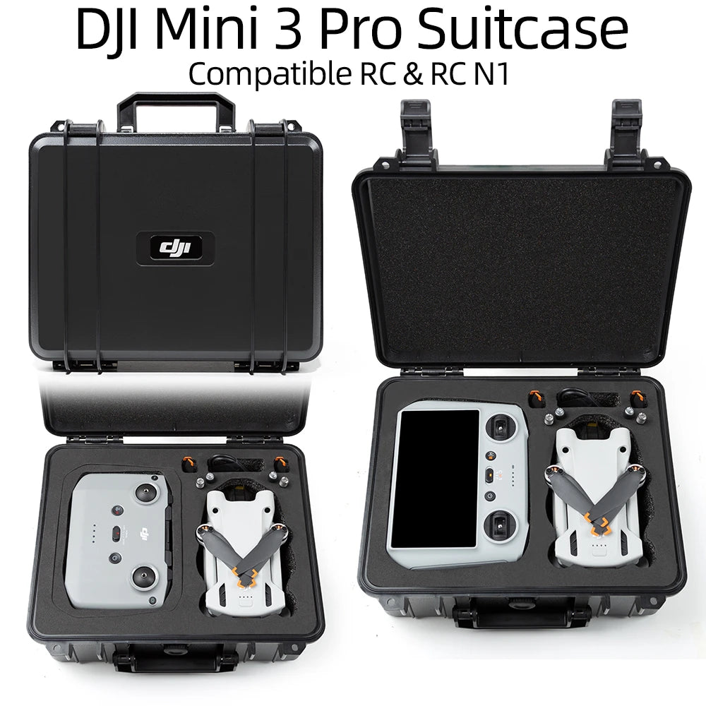 Mini 3 PRO Portable Suitcase Hard Case - Explosion Proof Bag Anti-Collision Waterproof Handbag for DJI Mini 3 Pro Accessories 24 Mini 3 PRO Portable Suitcase Hard Case SPECIFICATIONS Brand Name :