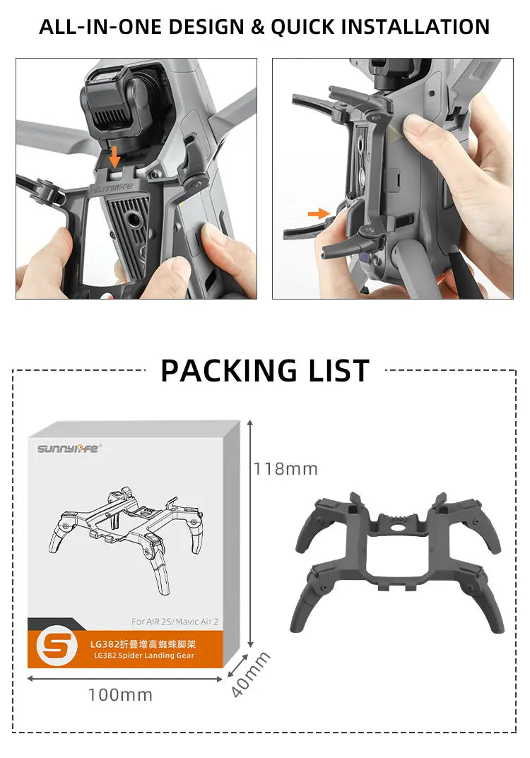 ALL-IN-ONE DESIGN & QUICK INSTALLATION PACKING L