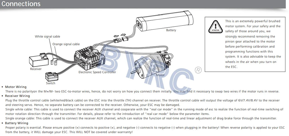 for your safety and the Battery salety 0i those Inc molof Orange signal