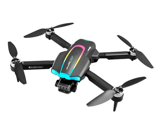 XT105 Drone - 2.4G WIFI FPV with 4K/6K Two Axis Pan HD Camera 22mins Flight Time Brushless Foldable Brushless Motor Quadcopter