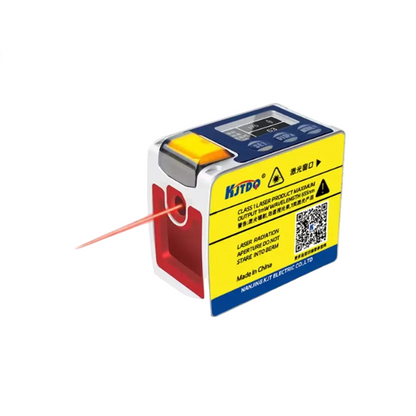 KJT TG30 Laserafstandssensor, 5 m bereik, 650 nm Klasse 1, 0–10 V/4–20 mA/RS485, IP65, 9–36 V, 1 kHz