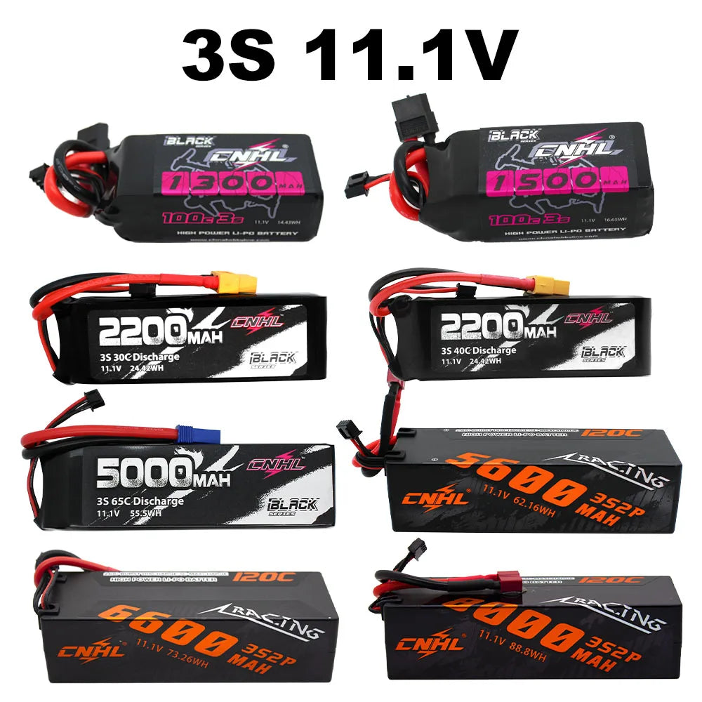 CNHL Lipo Battery for FPV Drone - 2S 3S 4S 6S 7.4V 14.8V 22.2V 1500mAh 2200mAh 4000mAh 5000mAh 6200mAh 8000mAh 9500mAh T XT60 XT90 EC5 RC Part 17 CNHL Lipo Battery, ialAsK E3LAEK Qinn RizNi Da