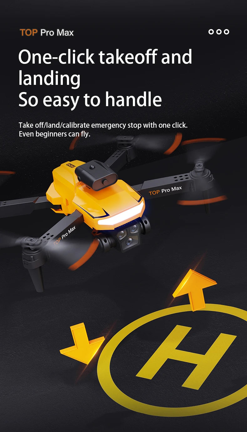 P18 Drone, TOP Pro Max 000 One-click takeoff and landing So easy to handle Even beginners can fly