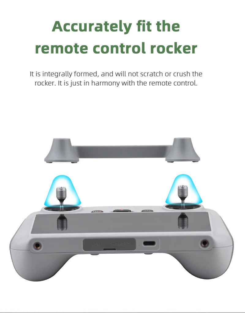 Mini 3 /Mini 3 Pro Drone Thumb Rocker Joystick Fixed Bracket Clip Holder for DJI RC Mini 3 Remote Control with Screen Accessory 15 rocker is integrally formed, and will not scratch or crush the rocker . it