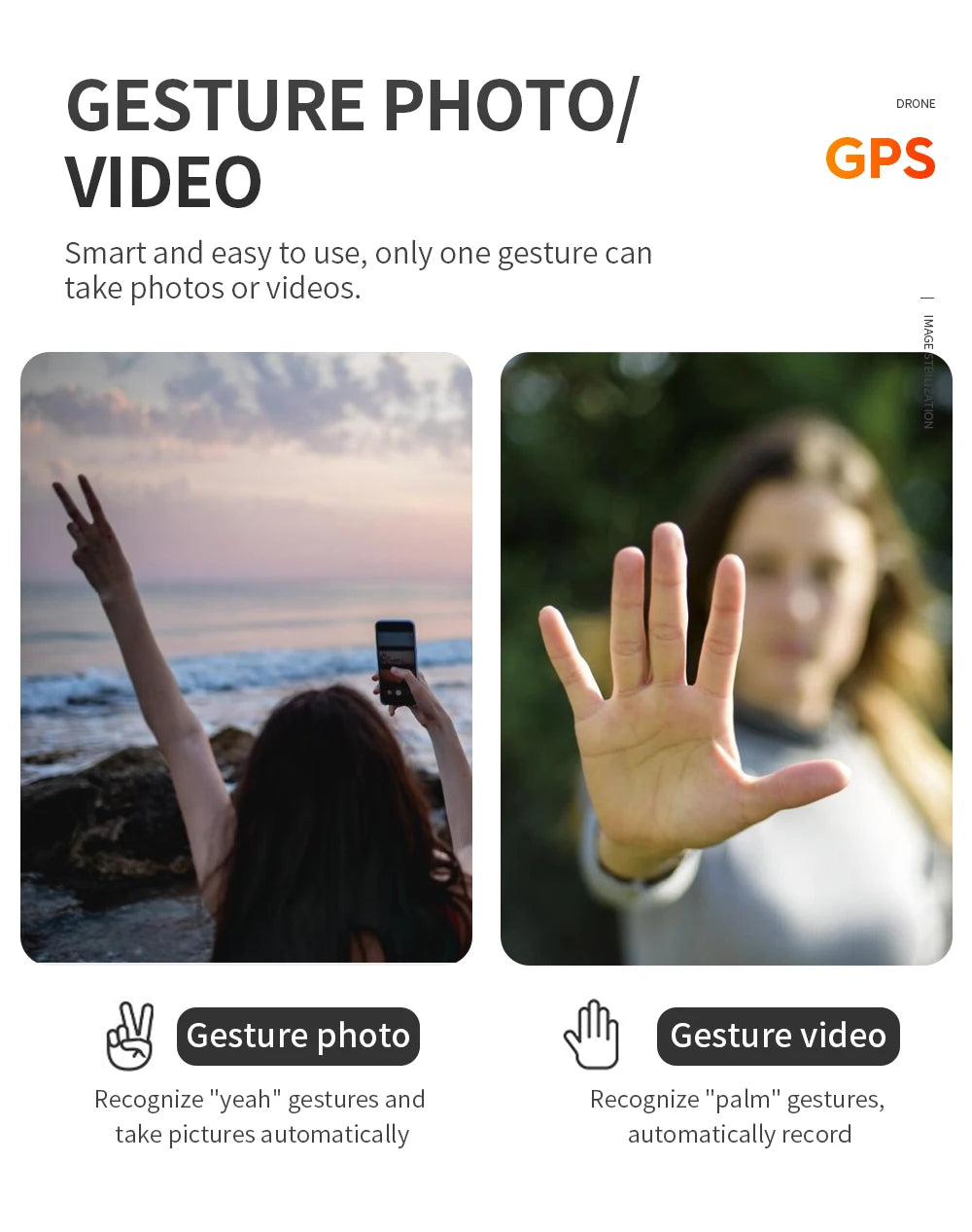 WYFA X3 Drone - GPS 6K HD EIS OAS Dual Camera Profesional Brushless Rc Anti-Shake Photography Foldable obstacle Drones For Gift Toy Professional Camera Drone 24 WYFA X3 Drone, GESTURE PHOTOI DRONE VIDEO Smart and easy to use,