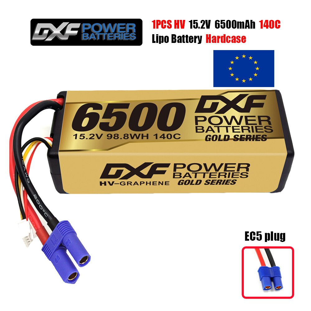DXF 4S Lipo Battery, POWER IPCS HV 15.2V 650OmAh 1406 DXF B