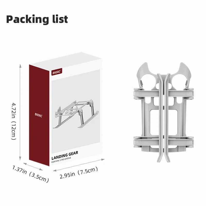 Foldable Landing Gear for DJI MINI 3/ for MINI 3 PRO Extender Long Leg Foot Protector Stand for MINI 3 Drone Accessories 18 the picture may not reflect the actual color of the item . please make sure you do not