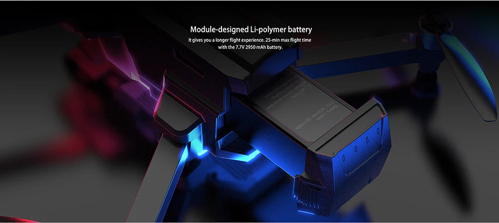 MJX Bugs 18 Pro GPS Drone, pufati unstitl: 25 min llight time with the 7.7V