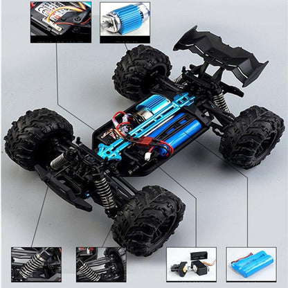 2023 New 1:16 Scale Large RC Cars - 50km/h High Speed RC Cars Toys for Boys Remote Control Car 2.4G 4WD Off Road Monster Truck
