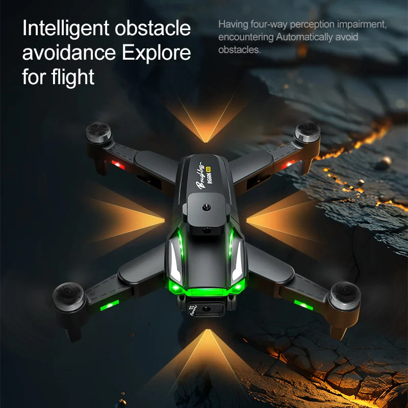 RG606 Max Drone, The Intelligent Obstacle Avoidance System features four-way perception for automated navigation and obstacle avoidance in complex environments.