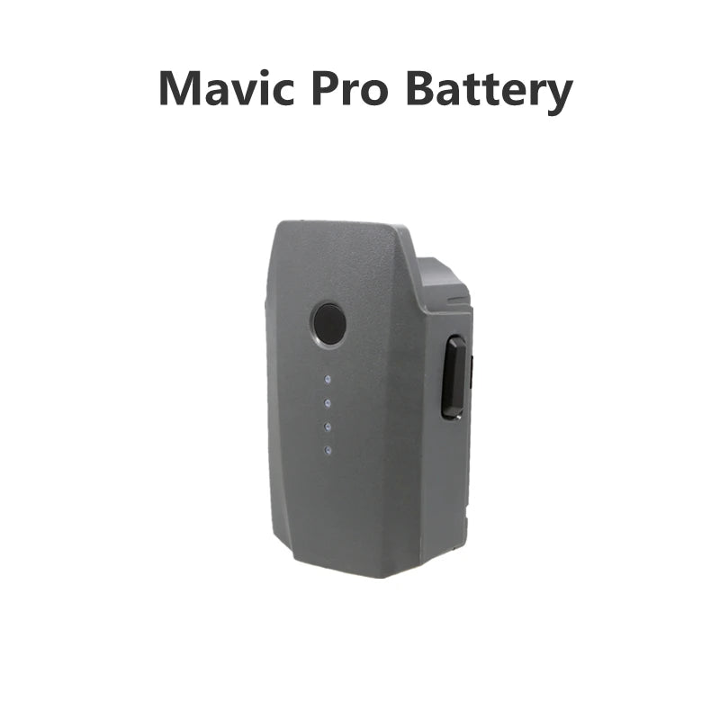 DJI Mavic Pro Battery - 11.4V 3830mah LiPo Battery compatible with mavic pro series drone replacement battery accessories 27 minutes battery life Modular Battery 9 DJI Mavic Pro Battery, 240g Note: Press once and hold the circular power button for 2 seconds .