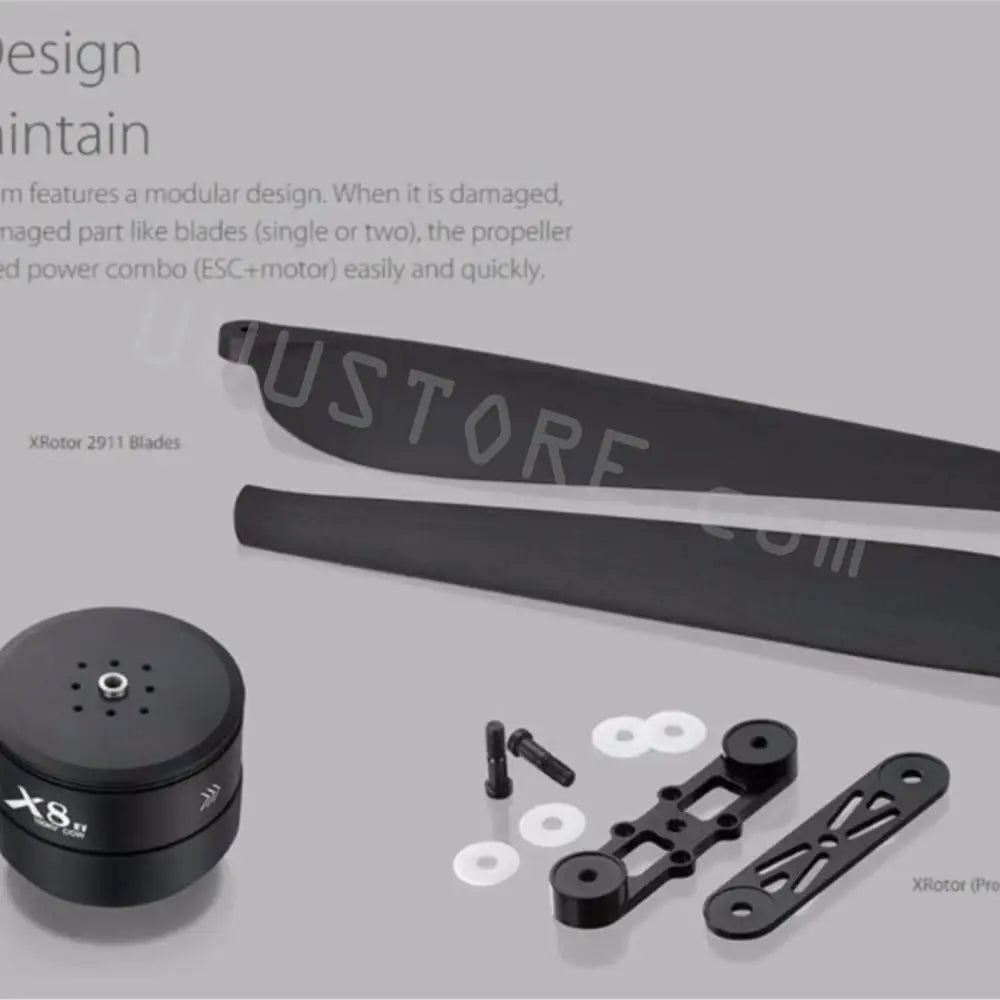 Hobbwing X8 Series Power System - CW / CCW FOC Power System Suitable For 4-Axis 10L / 6-Axis 16L Agriculture Drone 17 Hobbwing X8 Series Power System, esign intain m features a modular design_When it is damaged