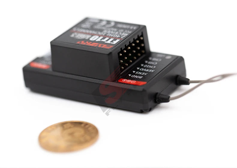 Flysky FTr12B 12-Channel Receiver - Compatible With PL18 NB4 Transmitters For RC Models