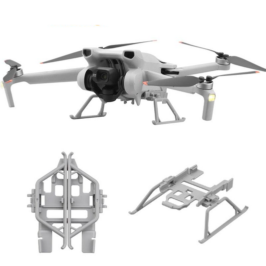 Carrello di atterraggio pieghevole per DJI Mini 3 - Gambe di supporto per estensione Protezione per estensione a sgancio rapido per accessori per droni Mini 3