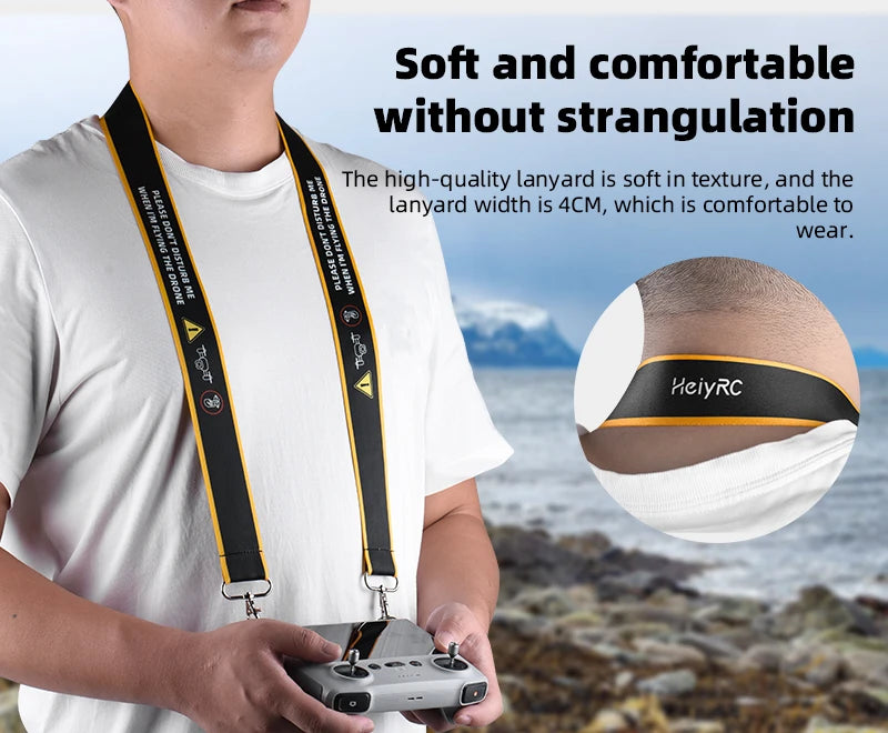 Remote Controller Lanyard NeckStrap for DJI Mini 3 Pro Drone DJI RC Accessories 33 Remote Controller Lanyard NeckStrap, high-quality lanyard is soft and comfortable without strangulation . the lan