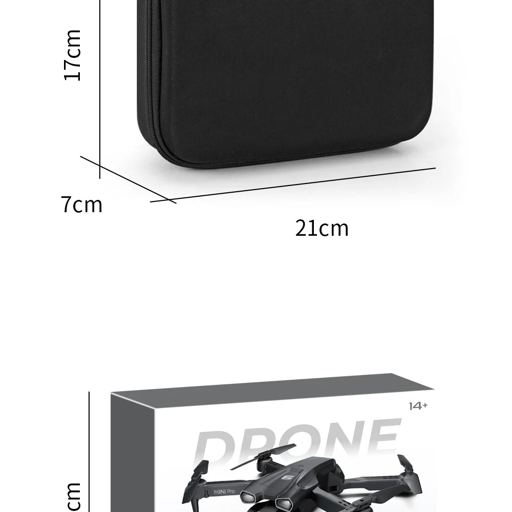 H66 Drone - 4K HD Camera Optical Flow Mini RC Helicopter FPV WIFI Professional Foldable Quadcopter Children's Toy Gifts 43 H66 Drone, third gear speed switch, foldable aircraft, six-axis