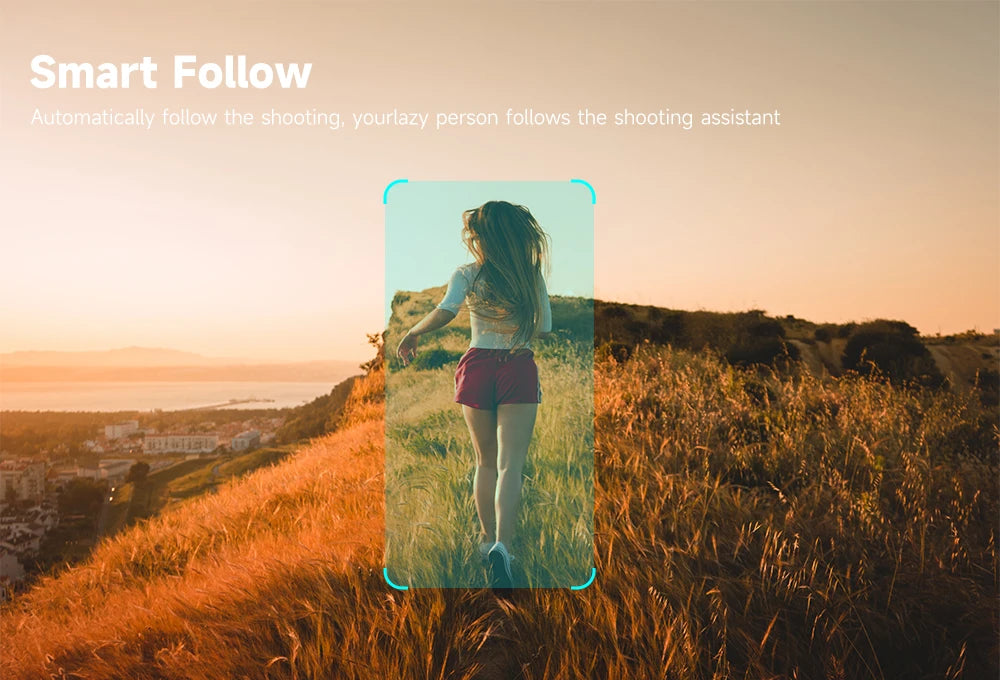 smart follow automatically follows the:shooting;, yourlazy