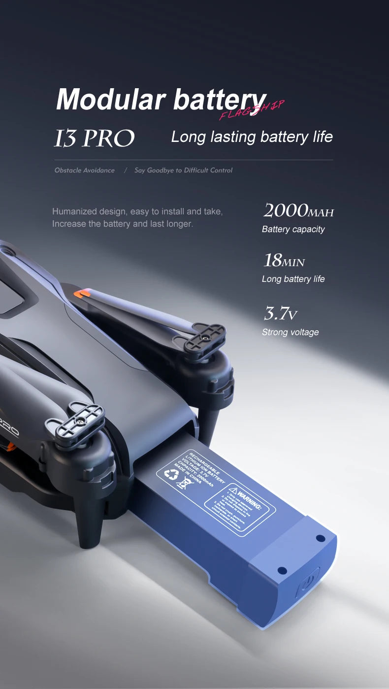 XYRC New i3 Pro Drone, modular battery i5 pro long lasting battery life obstacle avoidance say