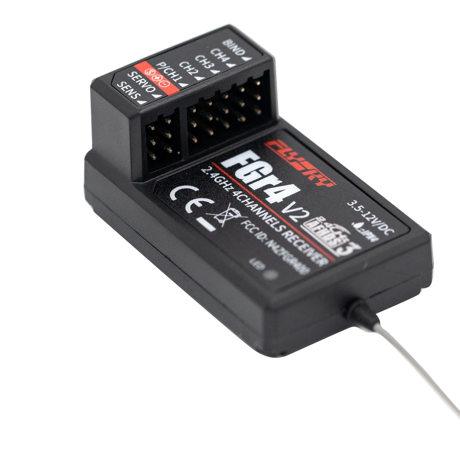 FlySky FS-FGR4 2.4Ghz 4CH Receiver - AFHDS3 for FlySky Noble FS-NB4 Transmitter 19 FlySky FS-FGR4 2.4Ghz 4CH Receiver, FlySky FS-FGR4