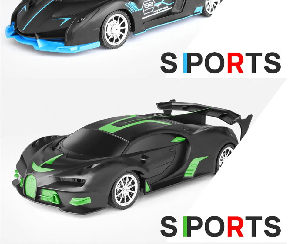 2.4G Radio Remote Control Sports Cars - For Children Racing High Speed Drive Vehicle D
