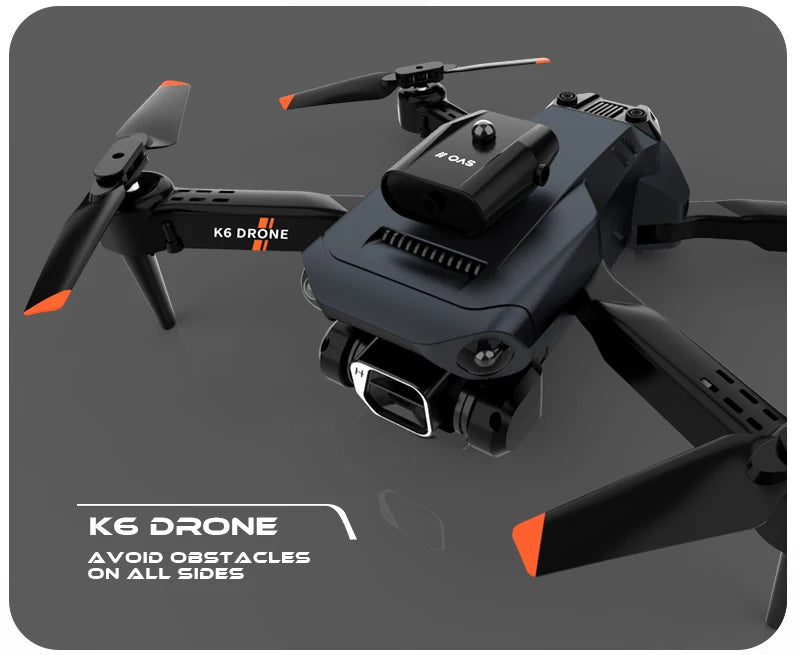 NEW K6 Drone Professional 4K HD Camera Mini Drone Optical Flow Localization Three Sided Obstacle Avoidance Quadcopter Toy Gift 27 NEW K6 Drone, k6 drone avoid obstacles on all sidbs 785