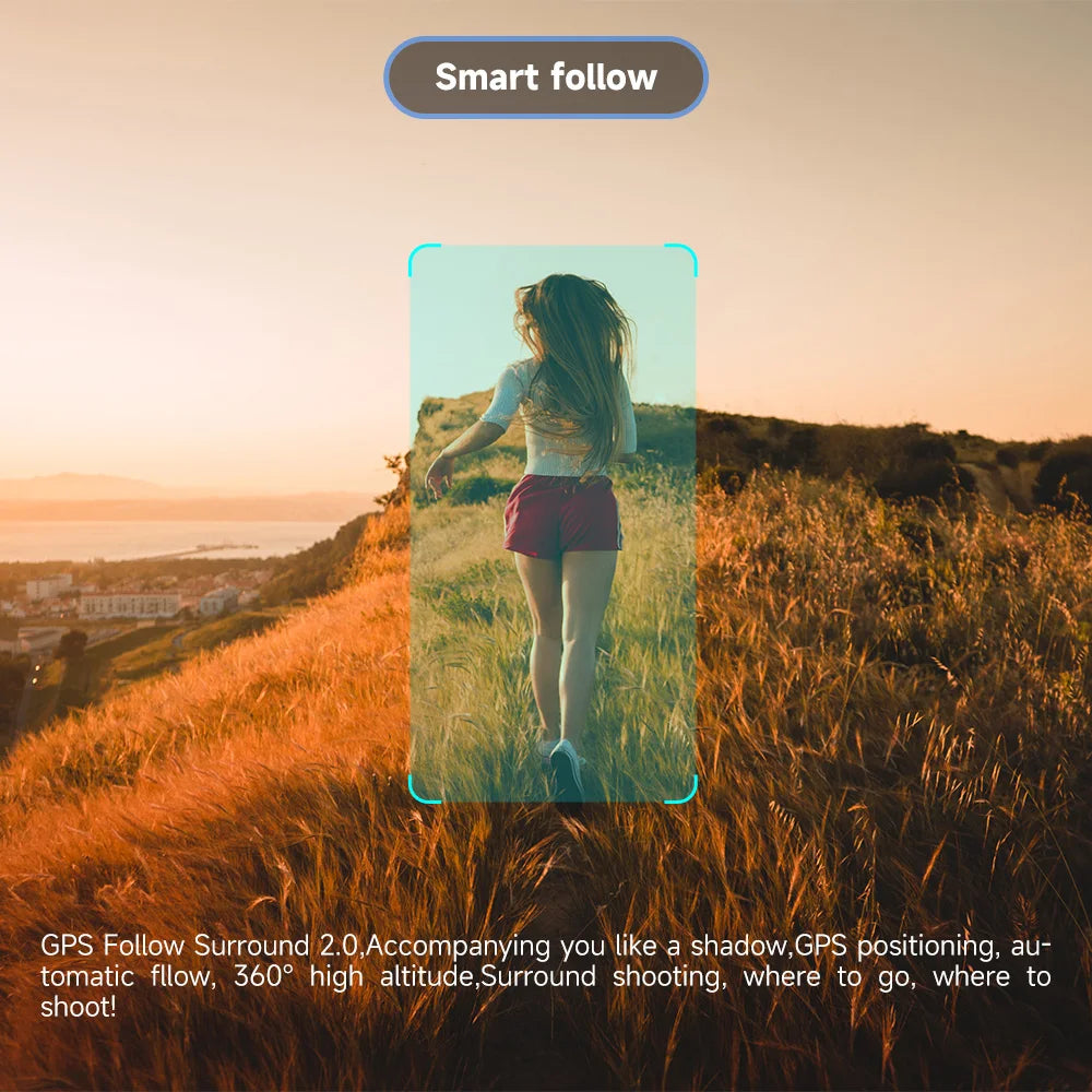 RG106 /RG106 Pro Drone - Camera 4K HD GPS Profesional Obstacle avoidance With 3Axis Brushless 8K HD RC Helicopter 5G WiFi Fpv Quadcopter Professional Camera Drone 43 RG106 /RG106 Pro Drone, Smart follow GPS Follow Surround 2.0,Accompanying you like a shadow,GP