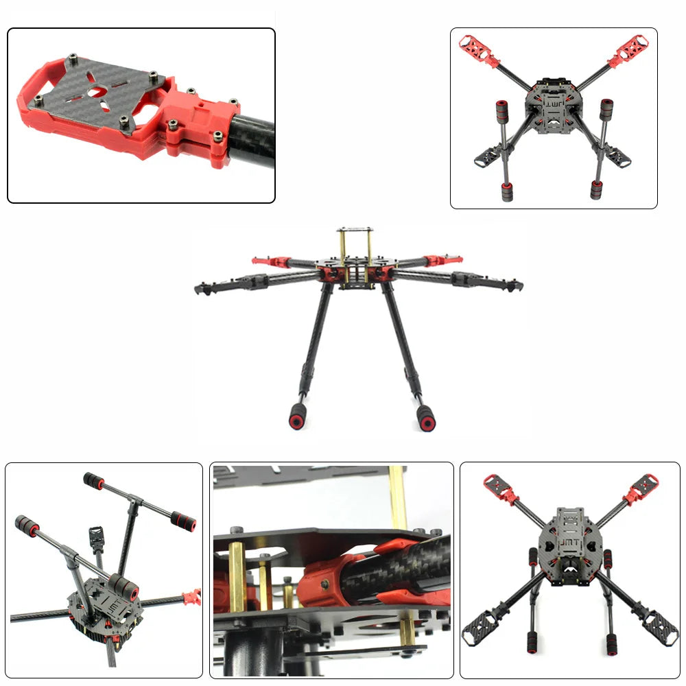 Full Kit FPV DIY 2.4GHz 4-Aixs RC Drone - APM2.8 Flight Controller M7N GPS 630MM Carbon Fiber Frame Props with AT9S TX Quadcopter 9 Full Kit FPV DIY 2.4GHz 4-Aixs RC Drone -
