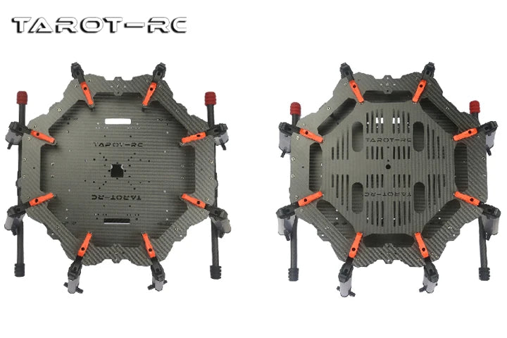 TAROT X8-Lite 8-Axis Multirotor UAV Frame, [Spare parts kit 5]  2 Carbon fiber longitudinal tube with metal mounting head
