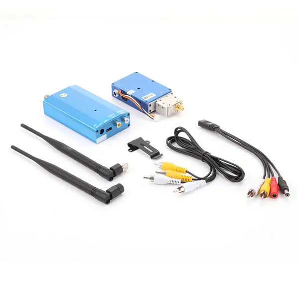 1.3G 1.3Ghz 4CH 5W 5000mw Wireless AV Sender Transmitter Receiver Set Audio Video Transceiver Kit