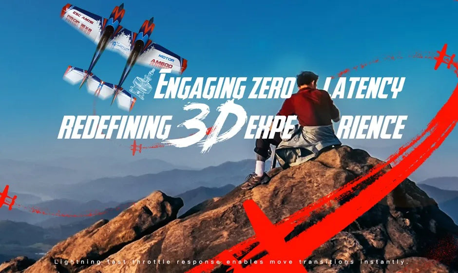 T-MOTOR AM600 Motors - AM Series 525KV Outrunner Brushless Motor For RC FPV Fixed Wing Drone Airplane Aircraft Qua 5 T-MOTOR, 3DDtpl AIENCE 4 Lightn in MoO