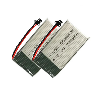 802540 Battery 25C 3.7V 700mAh With SM Plug For Drone مدل هواپیما مدل هواپیما