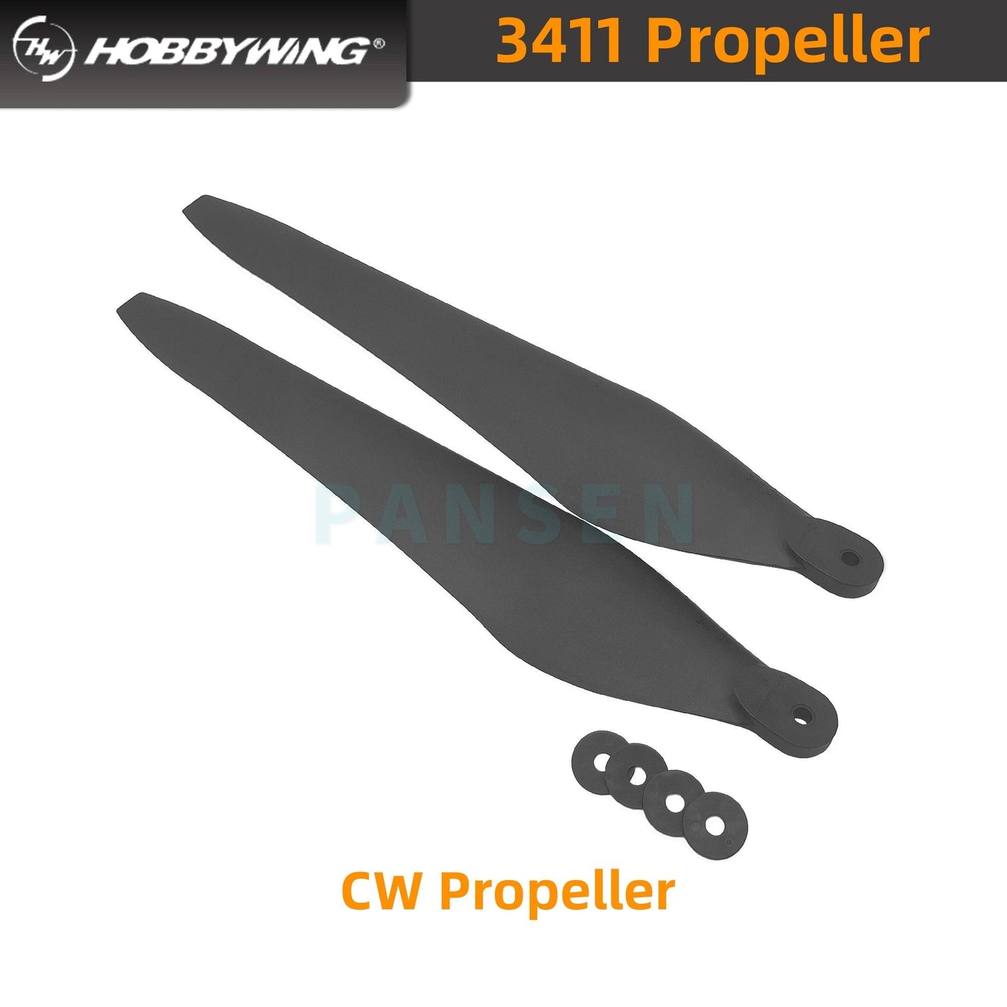 Original Hobbywing3411 CW CCW FOC Propeller, Original Hobbywing FOC folding Carbon Fiber Plastic 3411 CW CCW Propeller for the Power System of X9 Motor Agricultural Drone - RCDrone