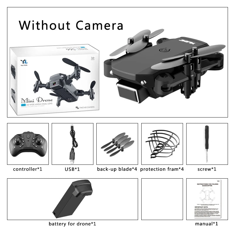 S66 Drone, without camera mini orone 4le dual lens 0oj controller