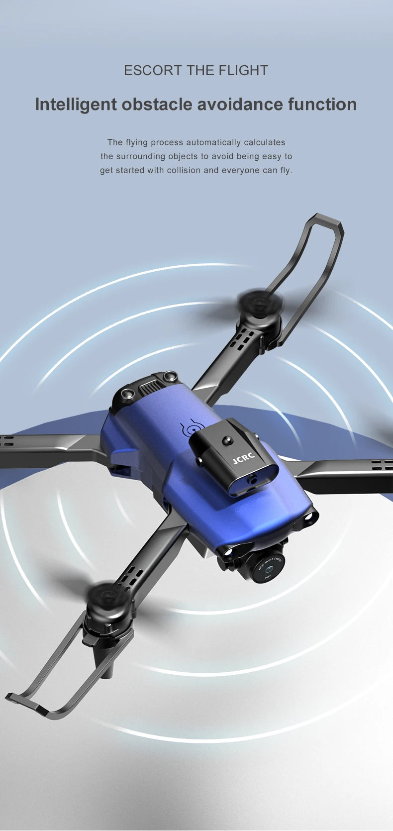 Novo 809 Drone, escort the flight intelligent obstacle avoidance function automatically calculates