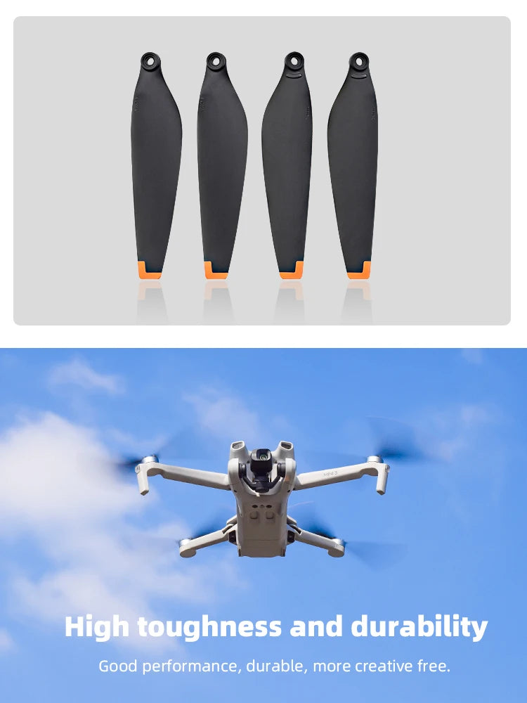TPU Propeller Props Blade for DJI Mini 3, High toughness and durability Good performance, durable, more creative free