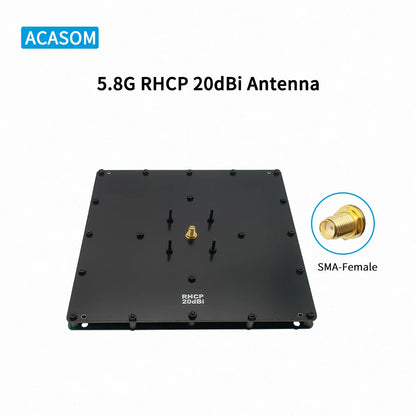 5.8GHz RHCP 20dB  Antenna Drone FPV  High Gain  Amplifier Booster Antenna Drone Blocker  Direction Antenna