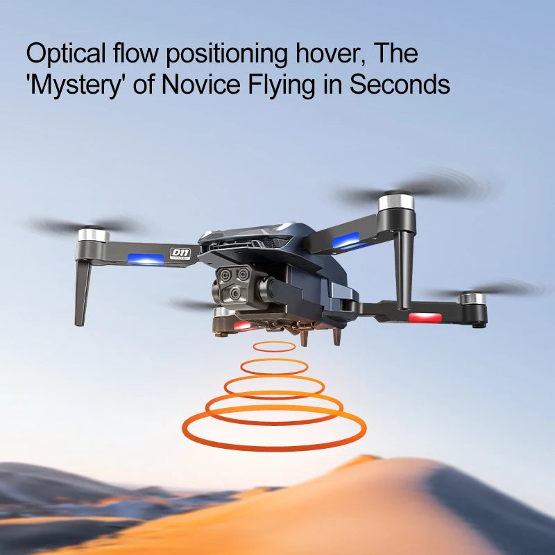 D11 Drone, Learn to fly quickly with novice flying tips and techniques for optical flow positioning hover.