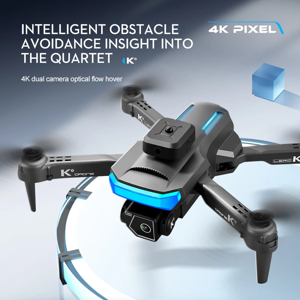 LSRC XT5 Mini Drone, intelligent obstacle 4k pixel avoidance insight into the quartet k