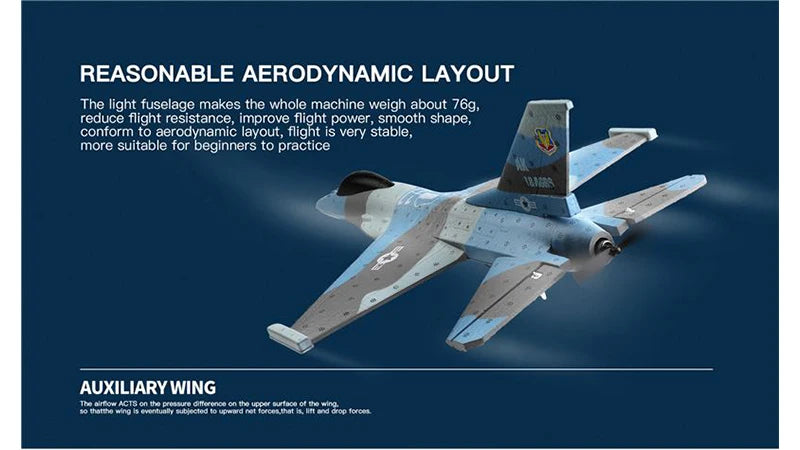 WLtoys A200 Rc Plane, AUXILIARY WING ACTO Prtaucollttot