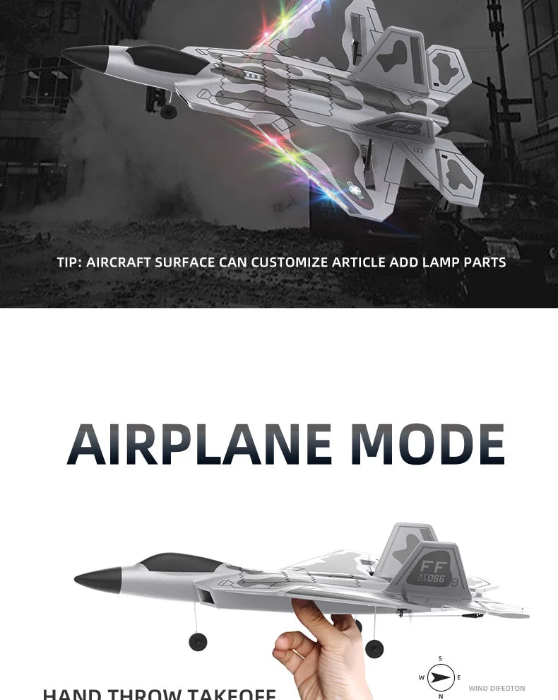 Customize a fighter jet remote control airplane with electric foam model, perfect for enthusiasts seeking realistic flying experience.