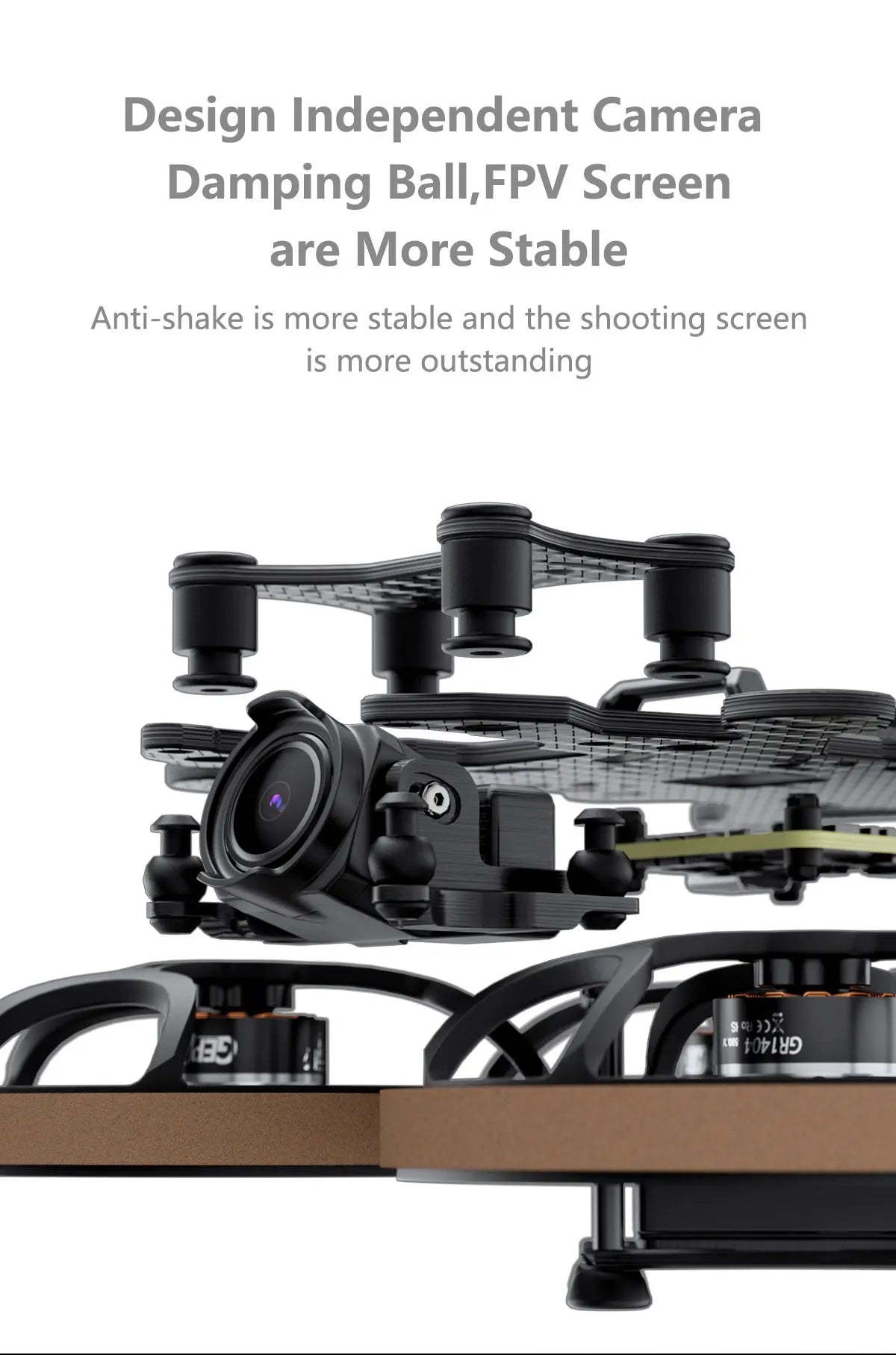 GEPRC Cinelog25 V2 HD O3 FPV, Design Independent Camera Damping Ball,FPV Screen are More Stable Anti-shake is more