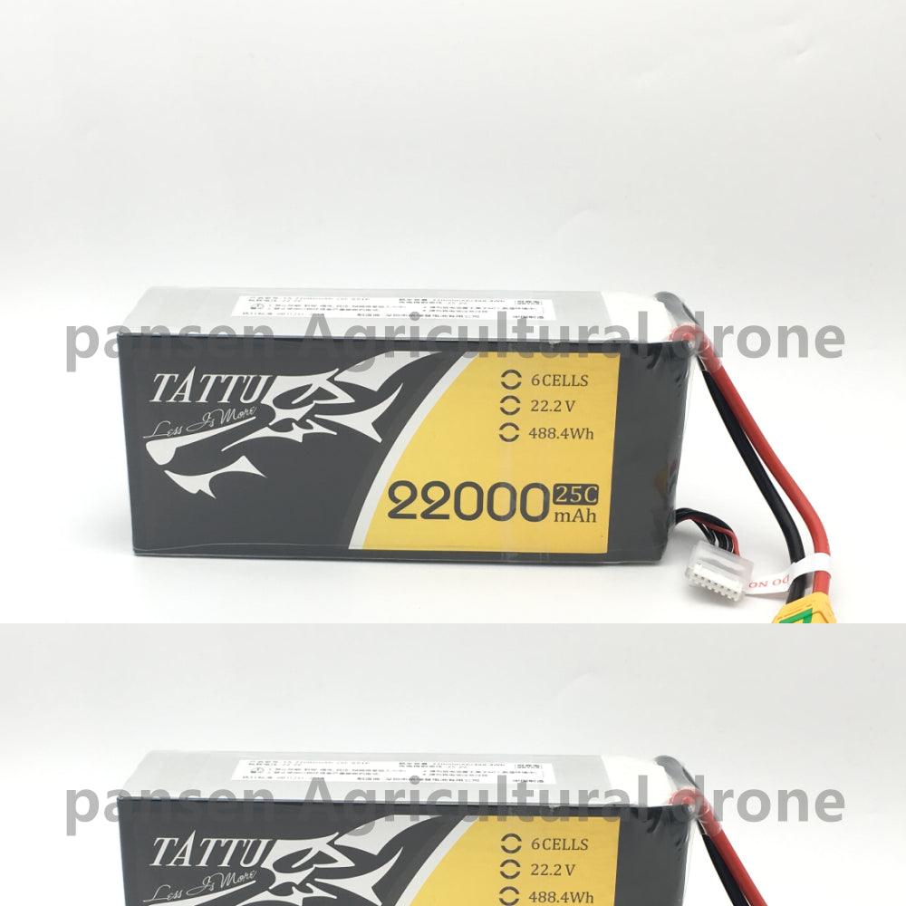 TATTU 22000mAh 22.2V 6S 488wh LiPO Battery Burst 25C for Big Load Multirotor FPV Drone Hexacopter Octocopter Agriculture Drone Battery - RCDrone