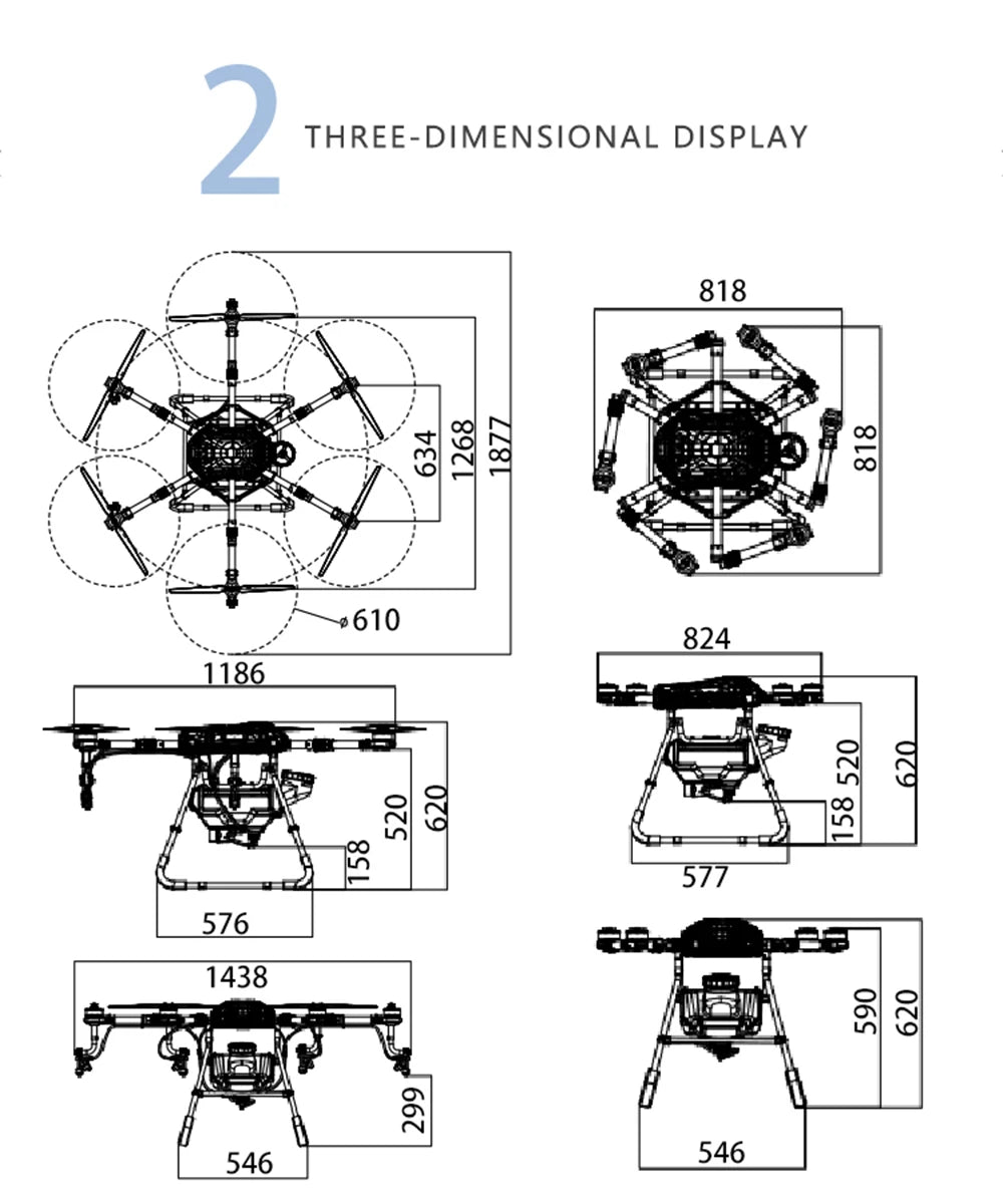 Experienced in agriculture drone with over 10 years' experience, multiple designs, and strong R&D team.